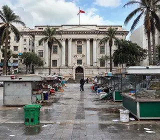 remoção de barracas abandonadas em Alagoinhas