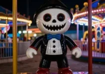 brinquedo de parque de diversões vira