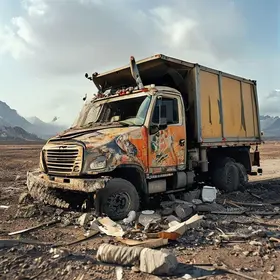 caminhoneiro de malhador capota caminhão