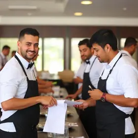 curso de formação para garçons