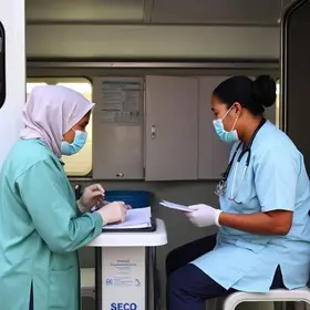 carretas do Ministério da Saúde